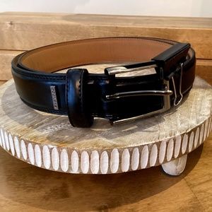 Black Leather Dockers Belt Size 38